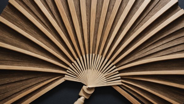Éventails en bois et tissu : style et confort au quotidien